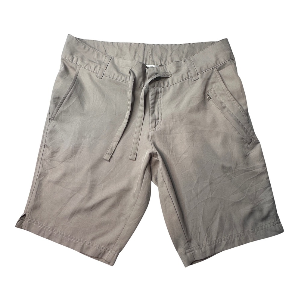 Magellan Outdoors Shorts Womens S Brown Hiking Cargo Utility Drawstring Khaki